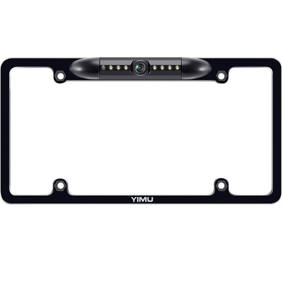 YIMU License Plate Frame Backup Camera HD Rear View Reverse Camera with 7 LED... - Picture 1 of 9